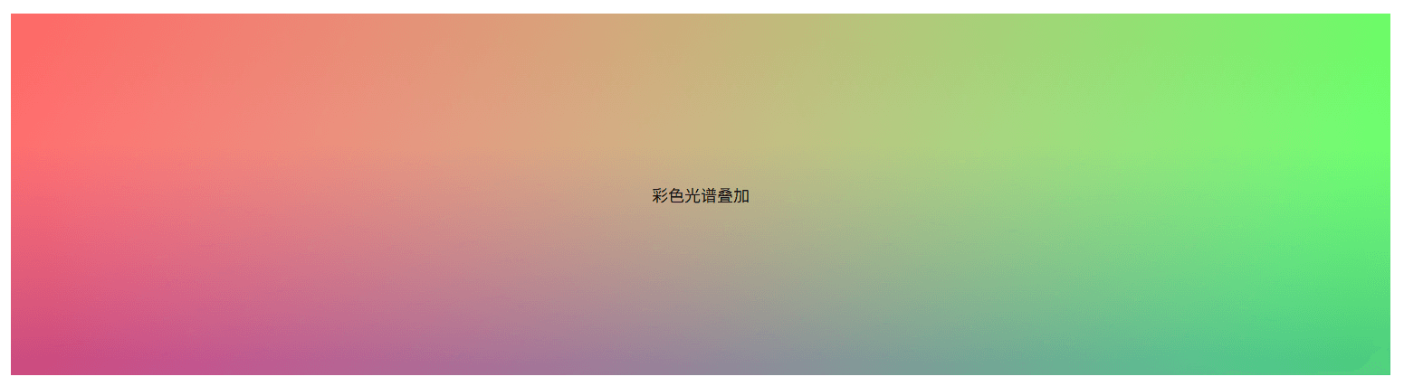 彩色光谱叠加